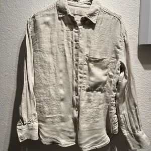 AYR 100% Linen The Deep End sz S